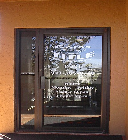 Sarasota & Fruitville Office Map